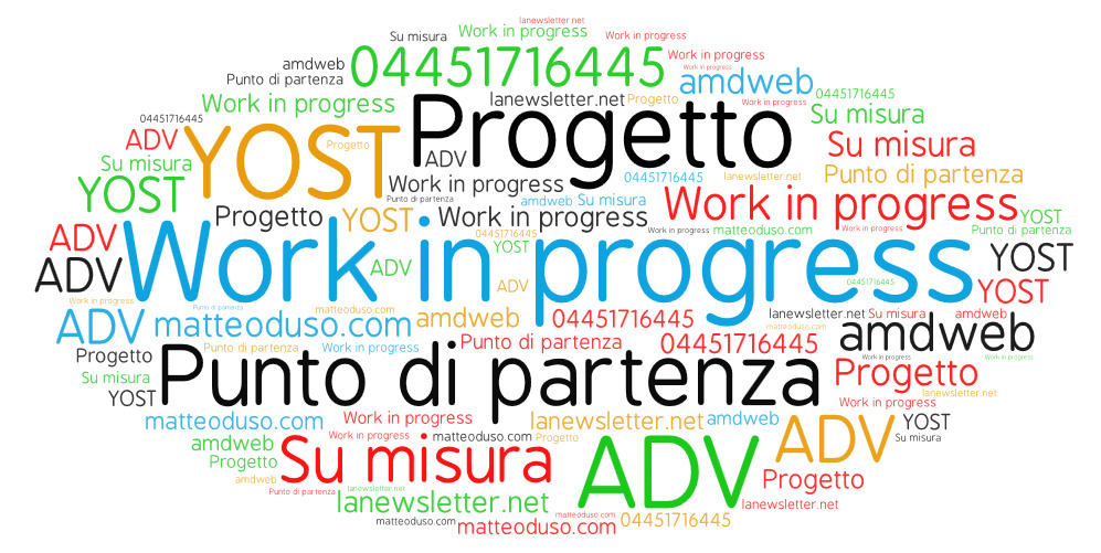 Cosa significa work in progress in un sito aziendale?