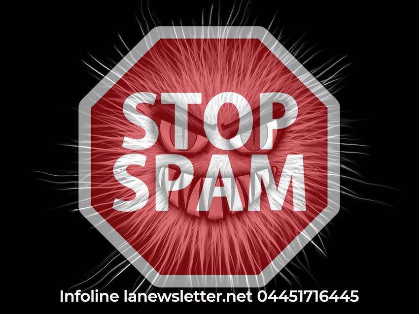 Non mandare spam, manda email solo a destinatari che conosci