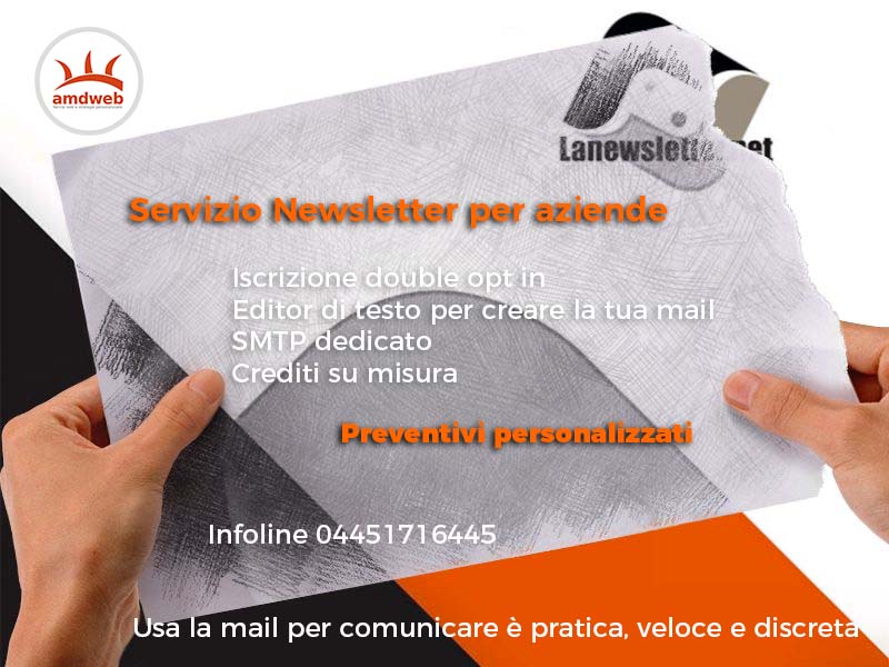 Newsletter e servizio smtp dedicato